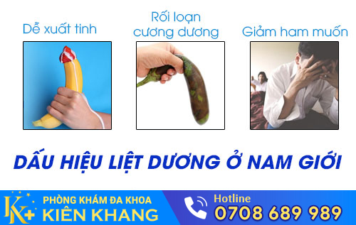 Dấu hiệu liệt dương
