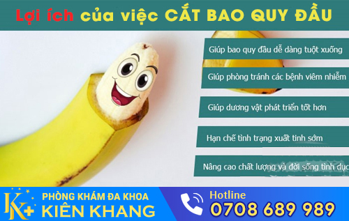 Lợi ích của việc cắt bao quy đầu