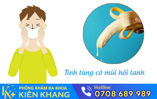 tinh trùng có mùi hôi tanh