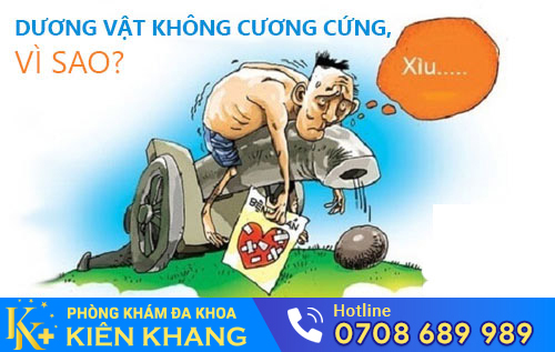Dương vật không cương cứng, vì sao?