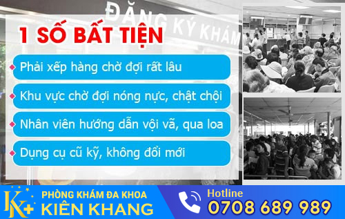 Bất tiện của bệnh viện phụ sản