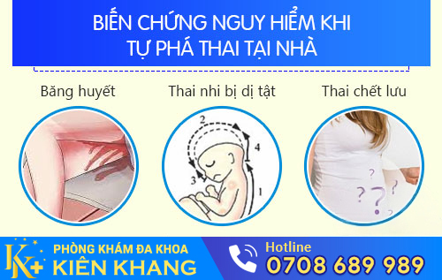 Biến chứng nguy hiểm khi tự phá thai tại nhà
