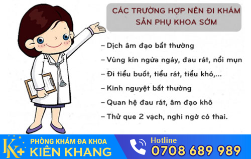 Các trường hợp cần đi khám phụ khoa
