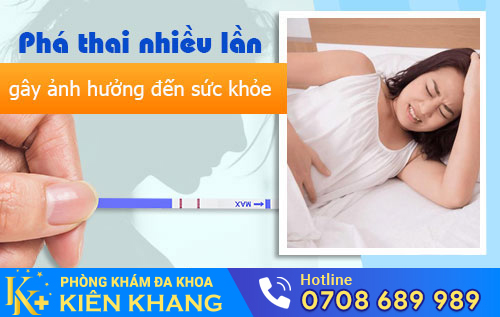 hệ lụy khi phá thai nhiều lần