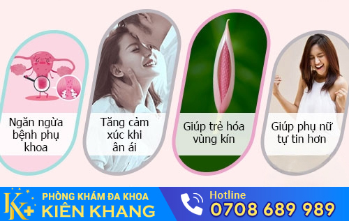 Rất nhiều lợi ích khi chị em thu gọn âm đạo