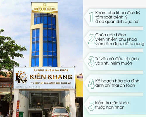 Các dịch vụ tại Phòng Khám Đa Khoa Kiên Khang