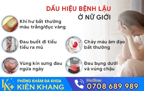 dau hieu benh lau o nu gioi
