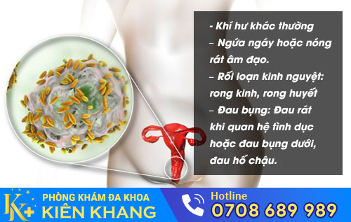 Dấu hiệu nhiễm khuẩn sinh dục ở nữ
