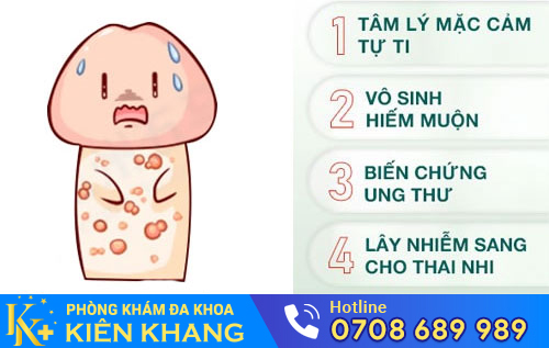 Tác hại của dương vật nổi thịt thừa