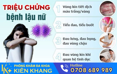 Triệu chứng bệnh lậu ở nữ