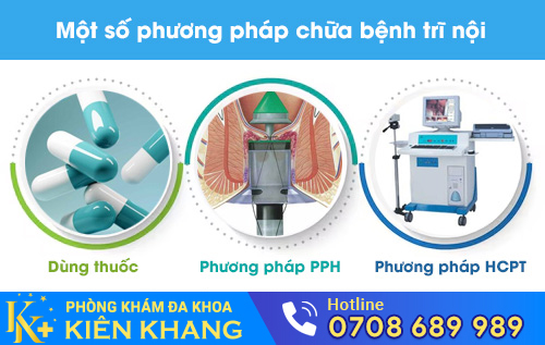 Phương pháp điều trị bệnh trĩ nội