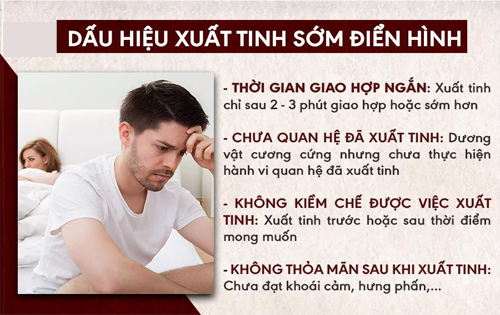 Dấu hiệu xuất tinh sớm ở nam giới cần biết