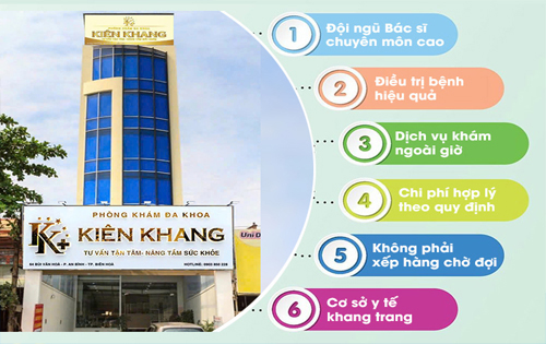 Phòng khám Kiên Khang Đồng Nai - Địa chỉ chữa trị tiểu buốt uy tín
