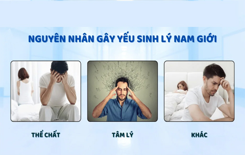 Nguyên nhân yếu sinh lý nam giới cần biết